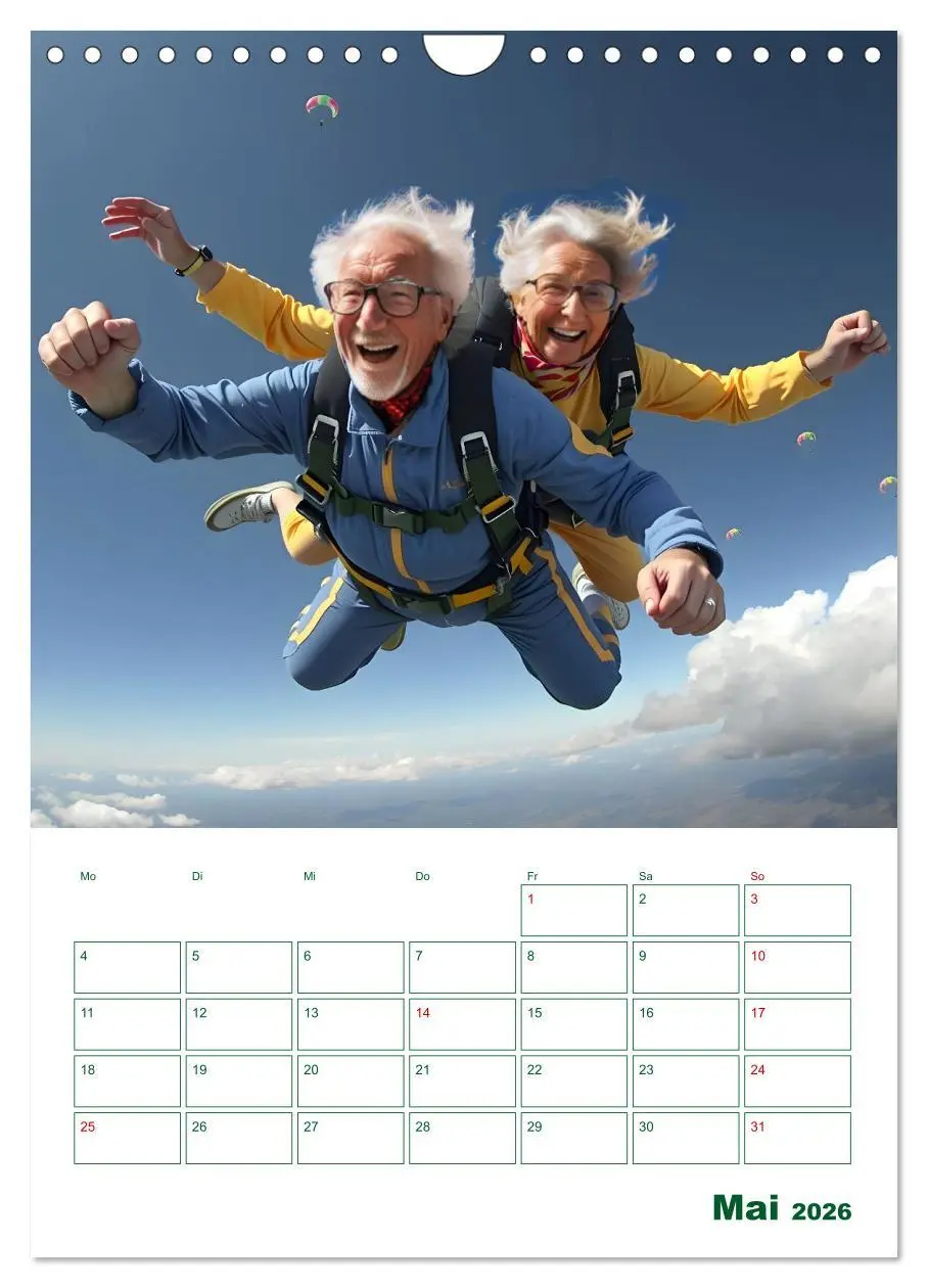 Bild: 9783457253601 | Alt, aber oho - Graue Haare, bunte Abenteuer (Wandkalender 2026 DIN...