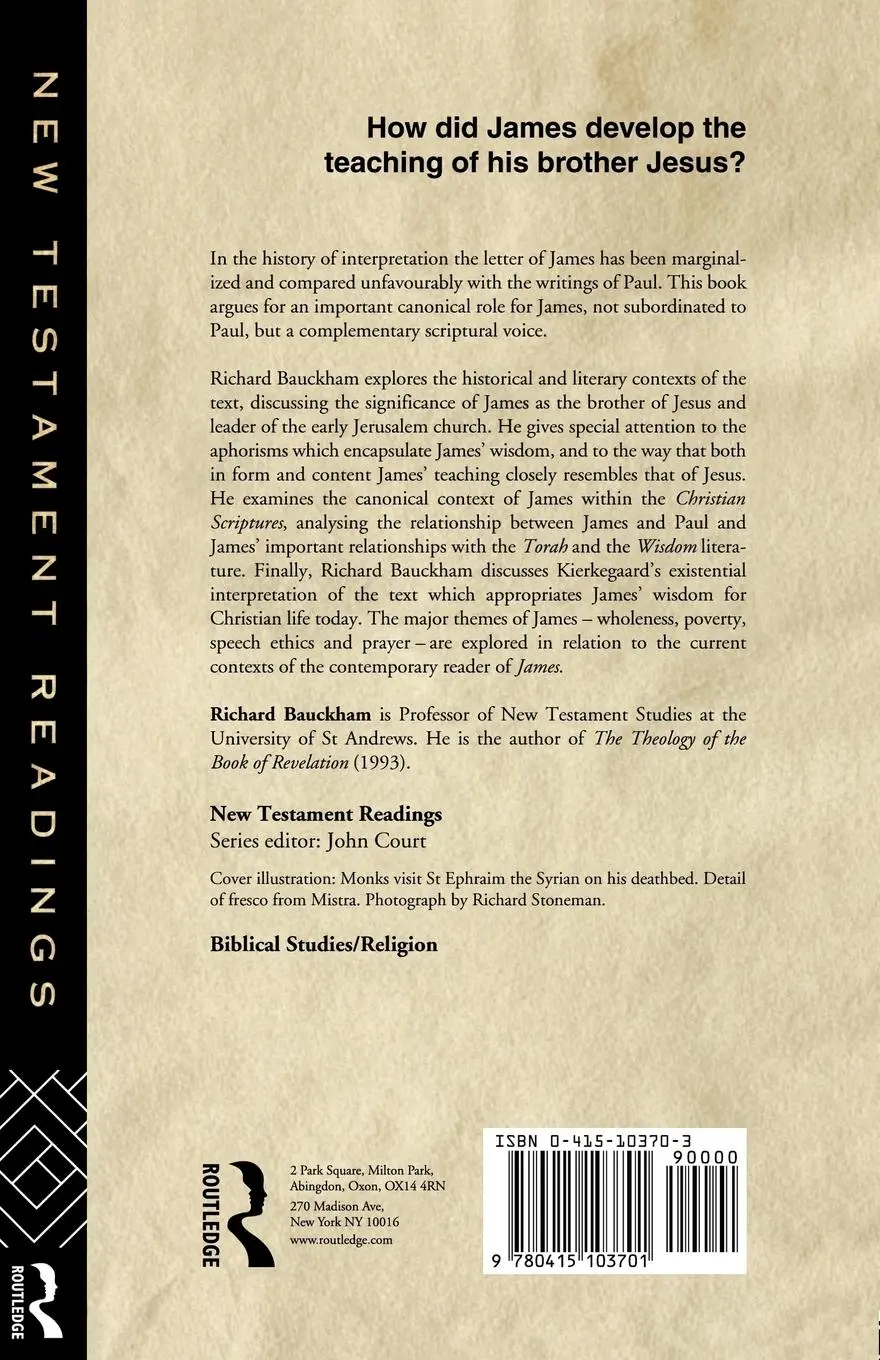 Rückseite: 9780415103701 | James | Richard Bauckham | Taschenbuch | Einband - flex.(Paperback)