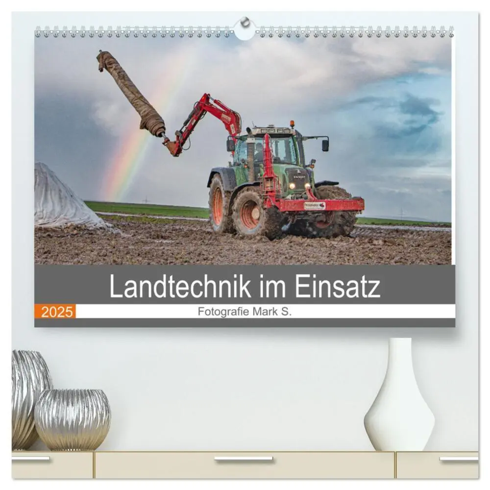 Cover: 9783435083701 | Landtechnik im Einsatz (hochwertiger Premium Wandkalender 2025 DIN...