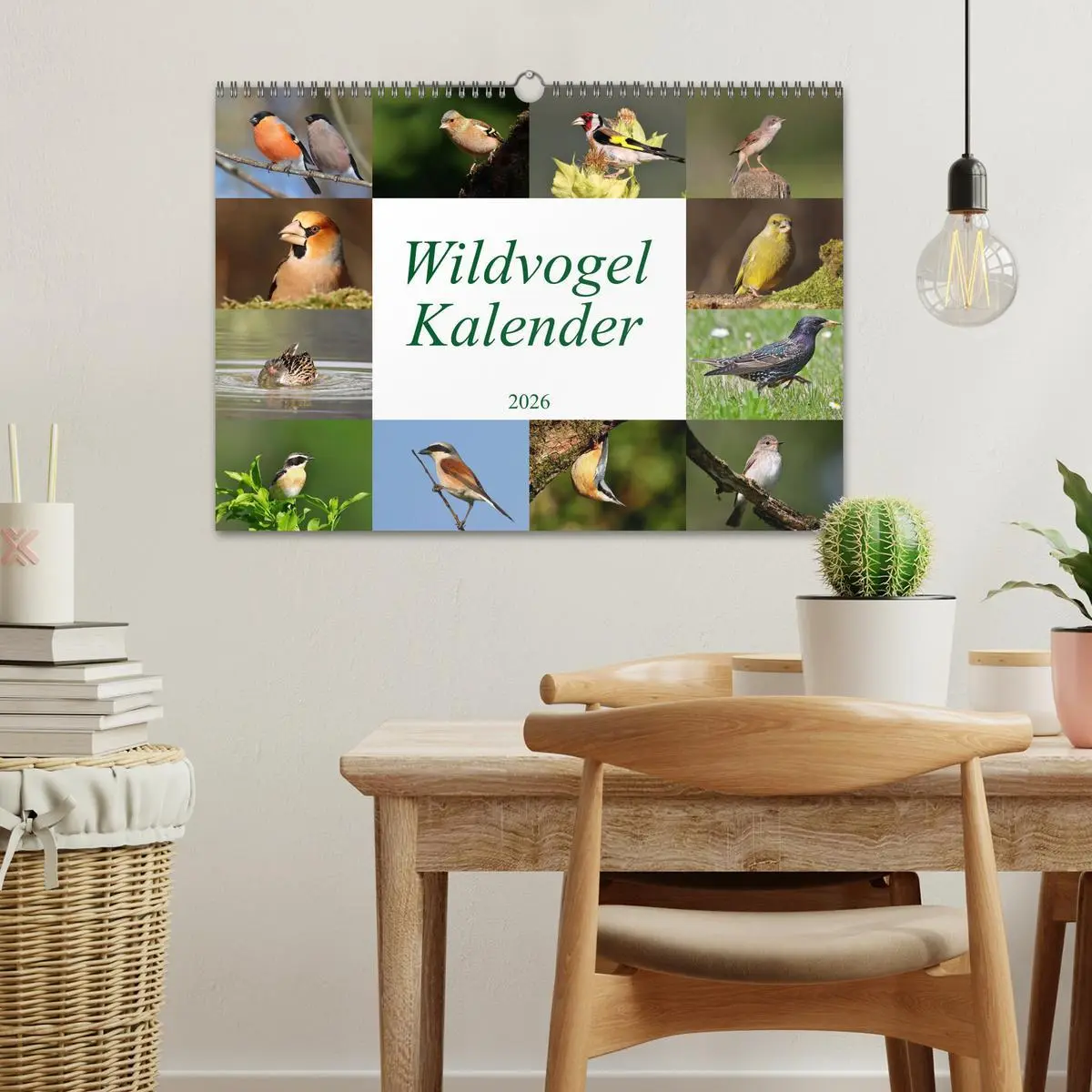 Bild: 9783457553701 | Wildvogelkalender (Wandkalender 2026 DIN A3 quer), CALVENDO...