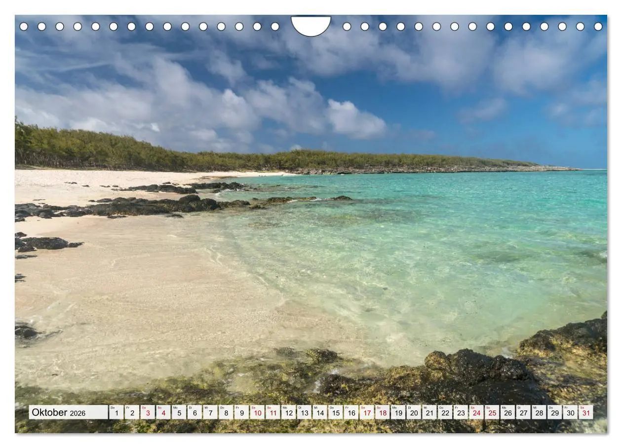Bild: 9783457933701 | Traumstrände auf Mauritius (Wandkalender 2026 DIN A4 quer),...