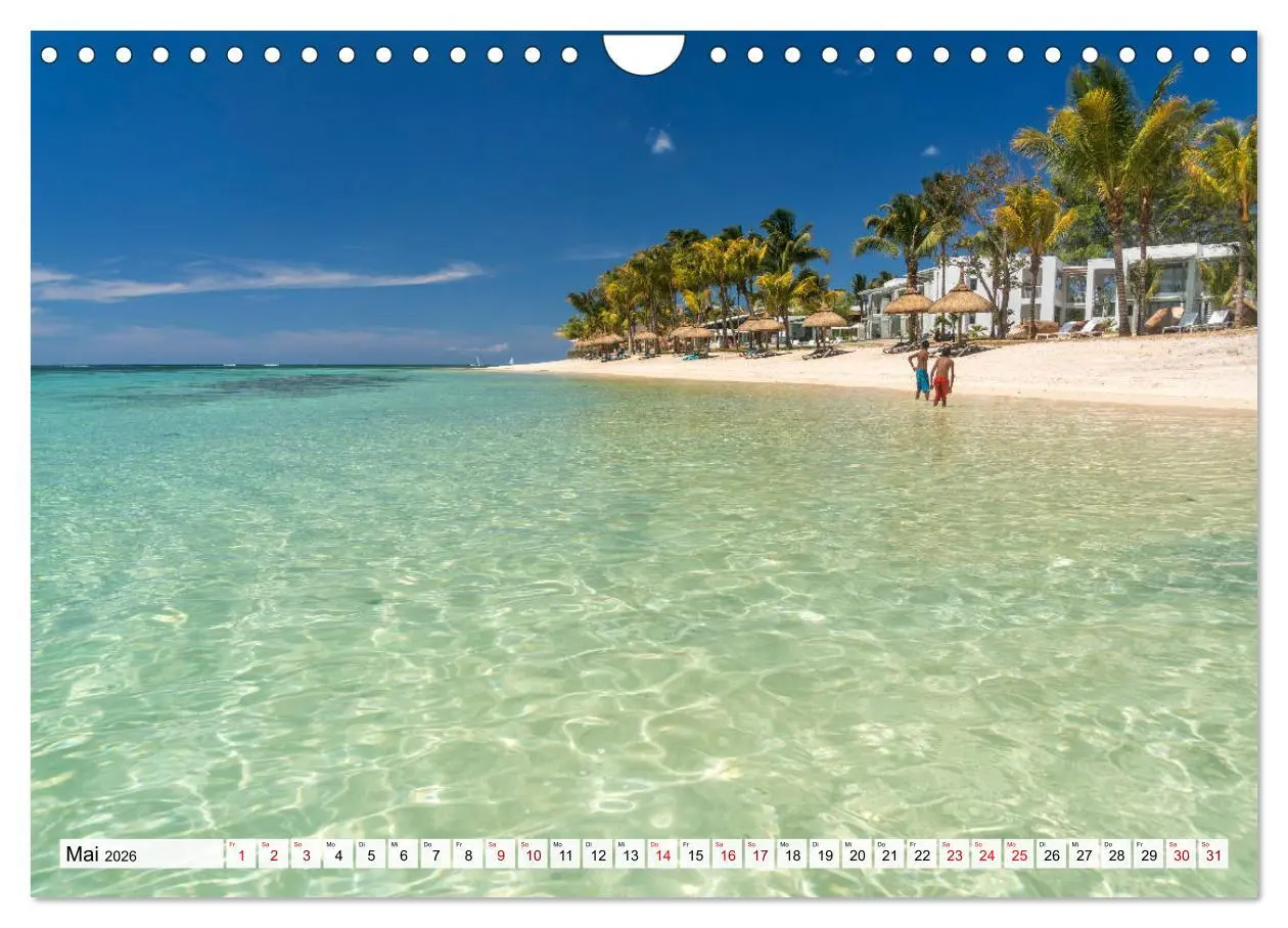 Bild: 9783457933701 | Traumstrände auf Mauritius (Wandkalender 2026 DIN A4 quer),...