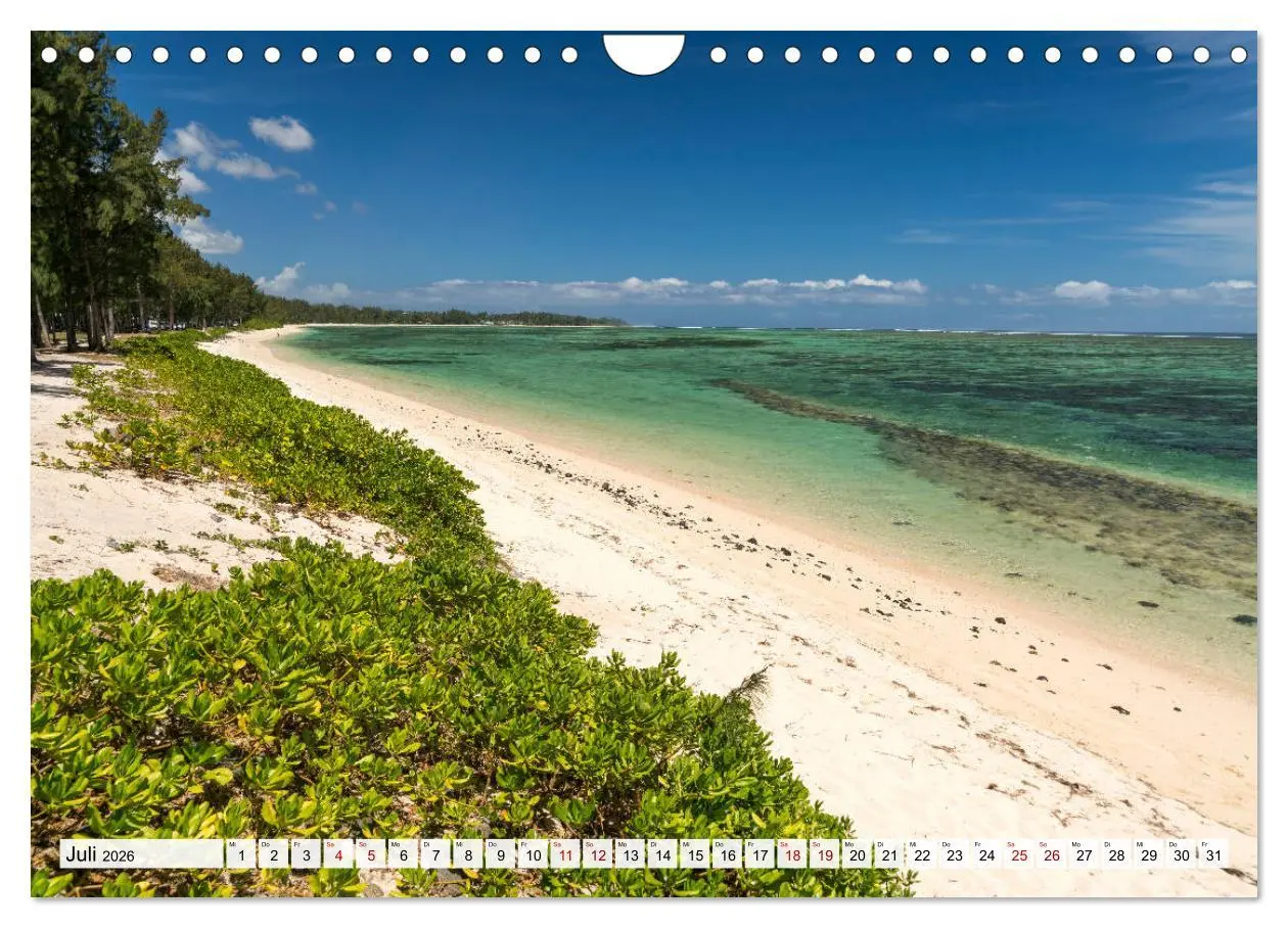 Bild: 9783457933701 | Traumstrände auf Mauritius (Wandkalender 2026 DIN A4 quer),...