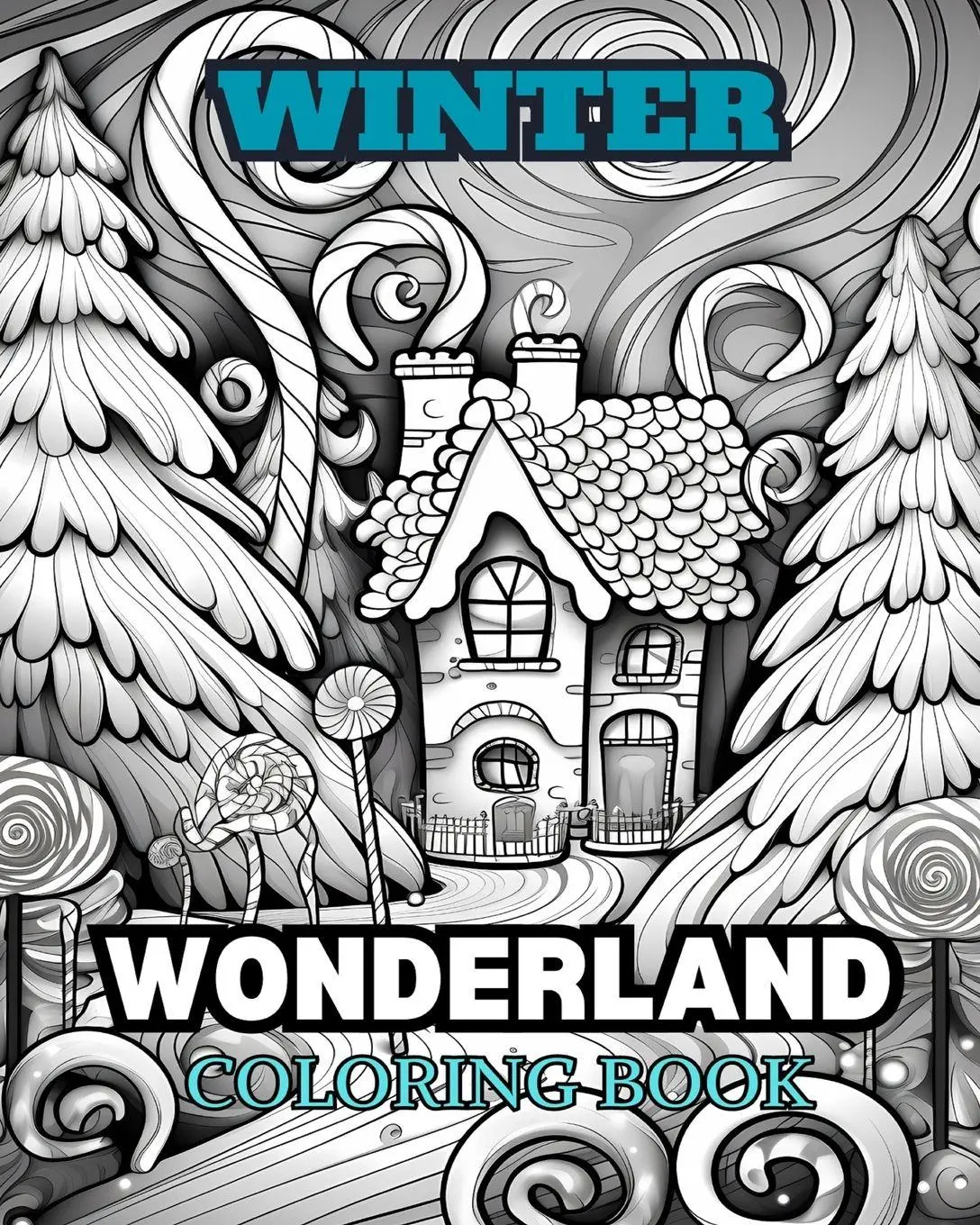 Cover: 9798880603701 | WINTER WONDERLAND Coloring Book for Adults | Adult Coloring Books