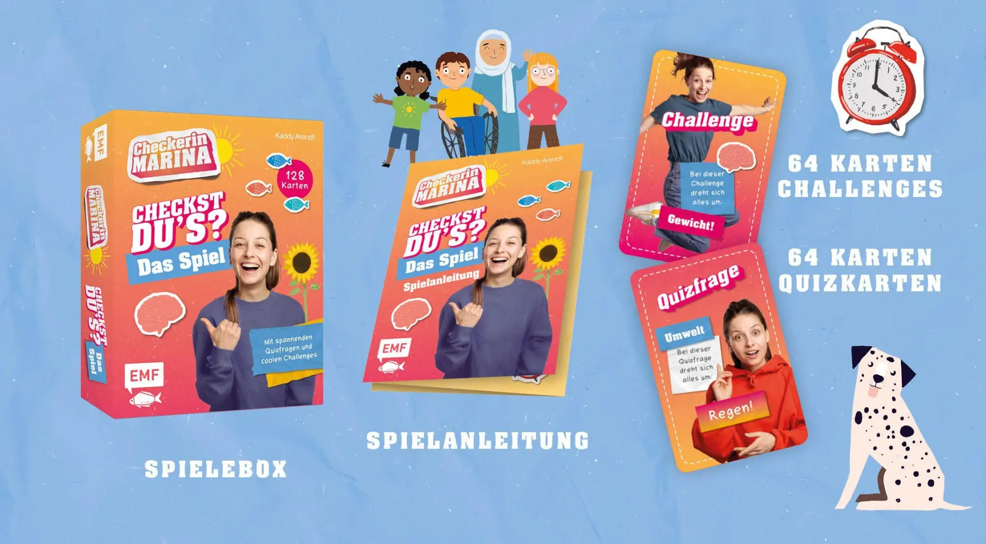 Bild: 4260478343801 | Kartenspiel: Checkerin Marina: Checkst du's? - Das Spiel | Spiel