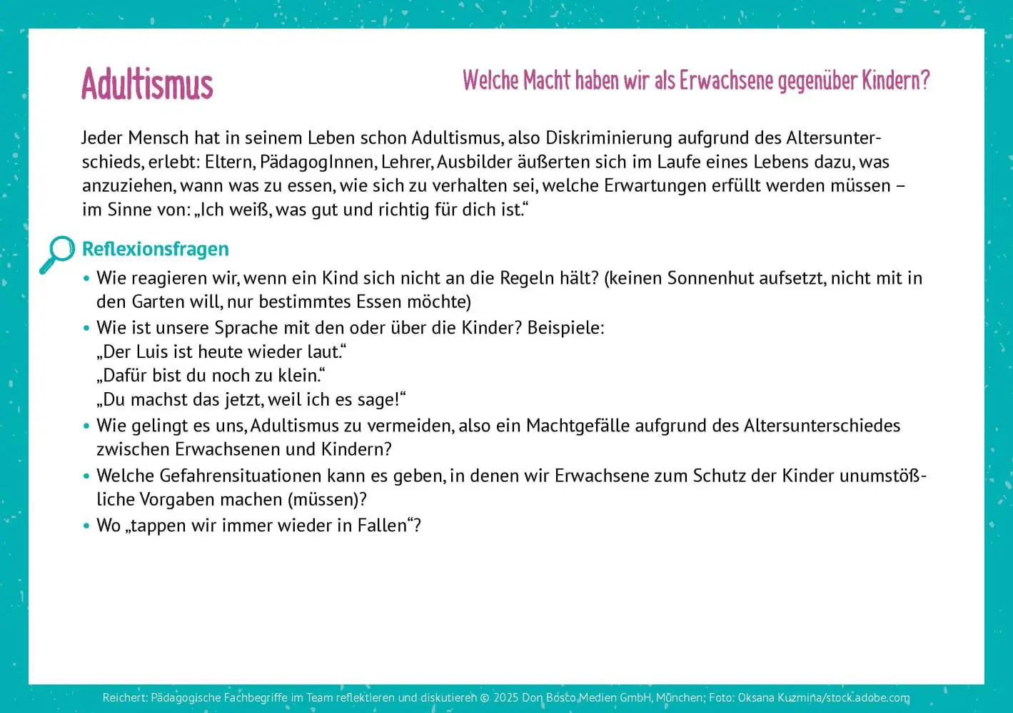 Bild: 4260694923801 | Pädagogische Fachbegriffe im Team reflektieren und diskutieren | Box