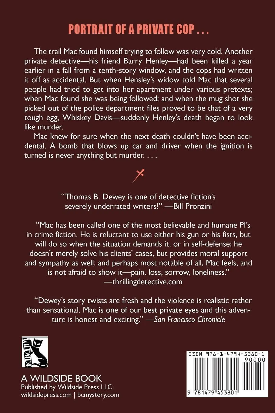 Rückseite: 9781479453801 | The Girl Who Wasn't There | Mac #8 | Thomas B. Dewey | Taschenbuch