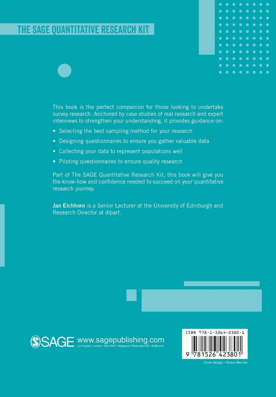 Rückseite: 9781526423801 | Survey Research and Sampling | Jan Eichhorn | Taschenbuch | Englisch