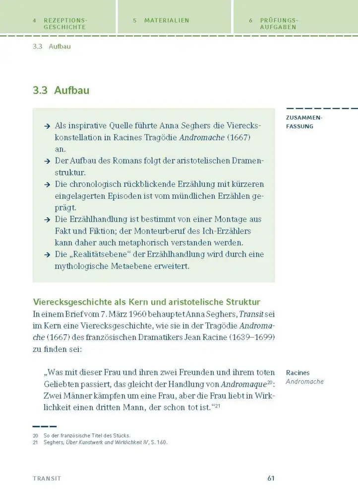 Bild: 9783129303801 | Transit von Anna Seghers | Textanalyse und Interpretation | Seghers