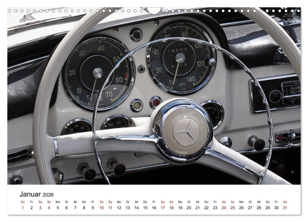 Bild: 9783457543801 | Klassische Armaturenbretter (Wandkalender 2026 DIN A3 quer),...