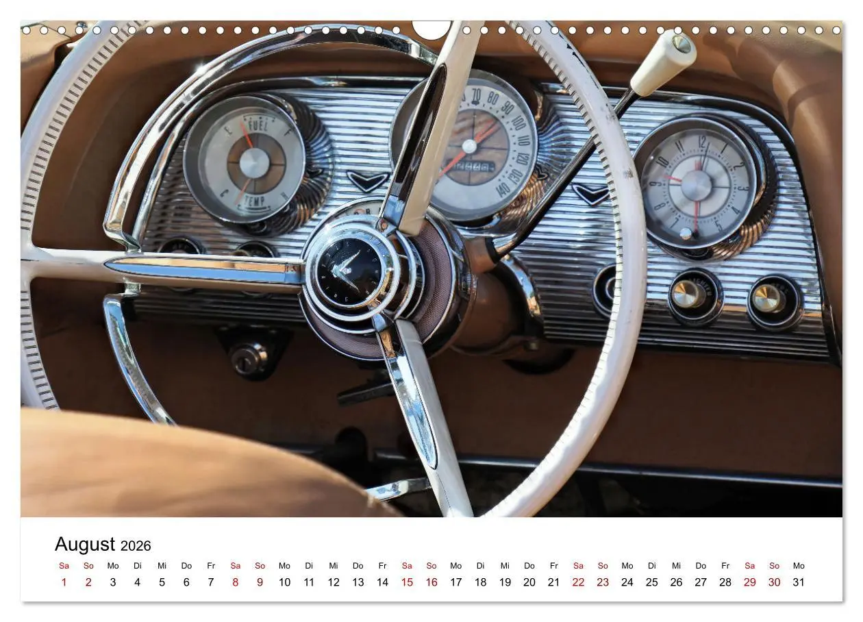 Bild: 9783457543801 | Klassische Armaturenbretter (Wandkalender 2026 DIN A3 quer),...