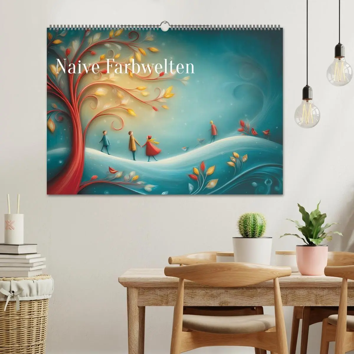 Bild: 9783516703801 | Naive Farbwelten (Wandkalender 2026 DIN A2 quer), CALVENDO...