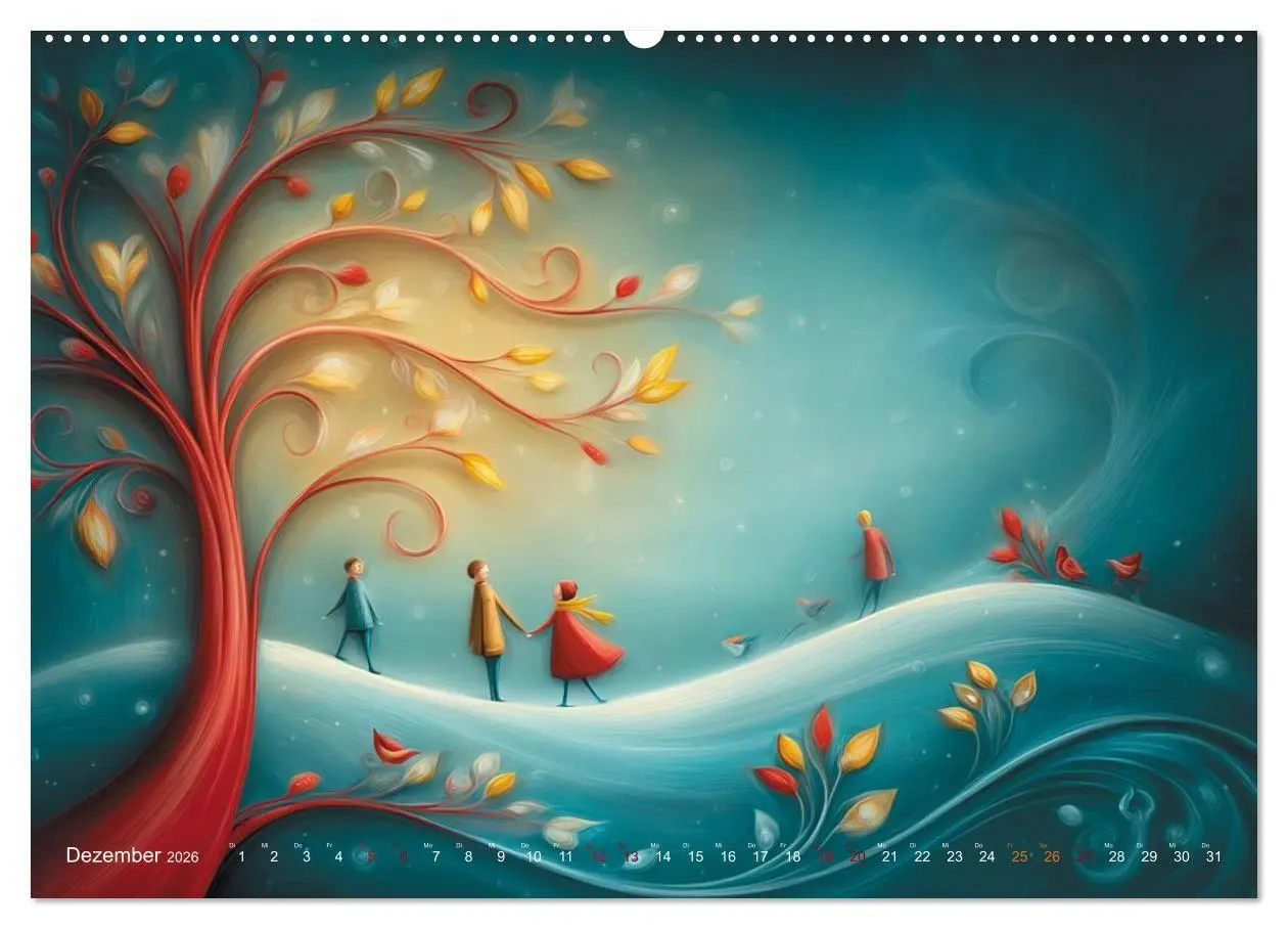 Bild: 9783516703801 | Naive Farbwelten (Wandkalender 2026 DIN A2 quer), CALVENDO...
