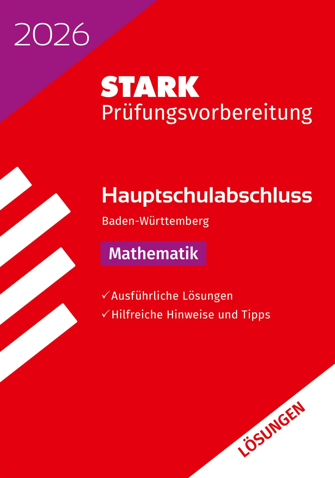 Cover: 9783849063801 | STARK Lösungen zu Mathematik - Hauptschulabschluss 2026 BW -...