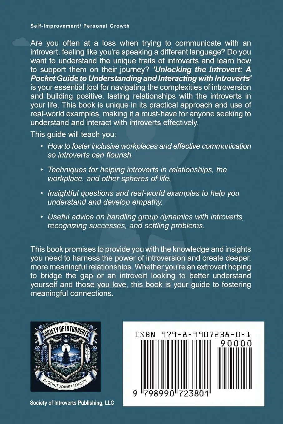 Rückseite: 9798990723801 | Unlocking the Introvert | Antonia O Allen | Taschenbuch | Englisch