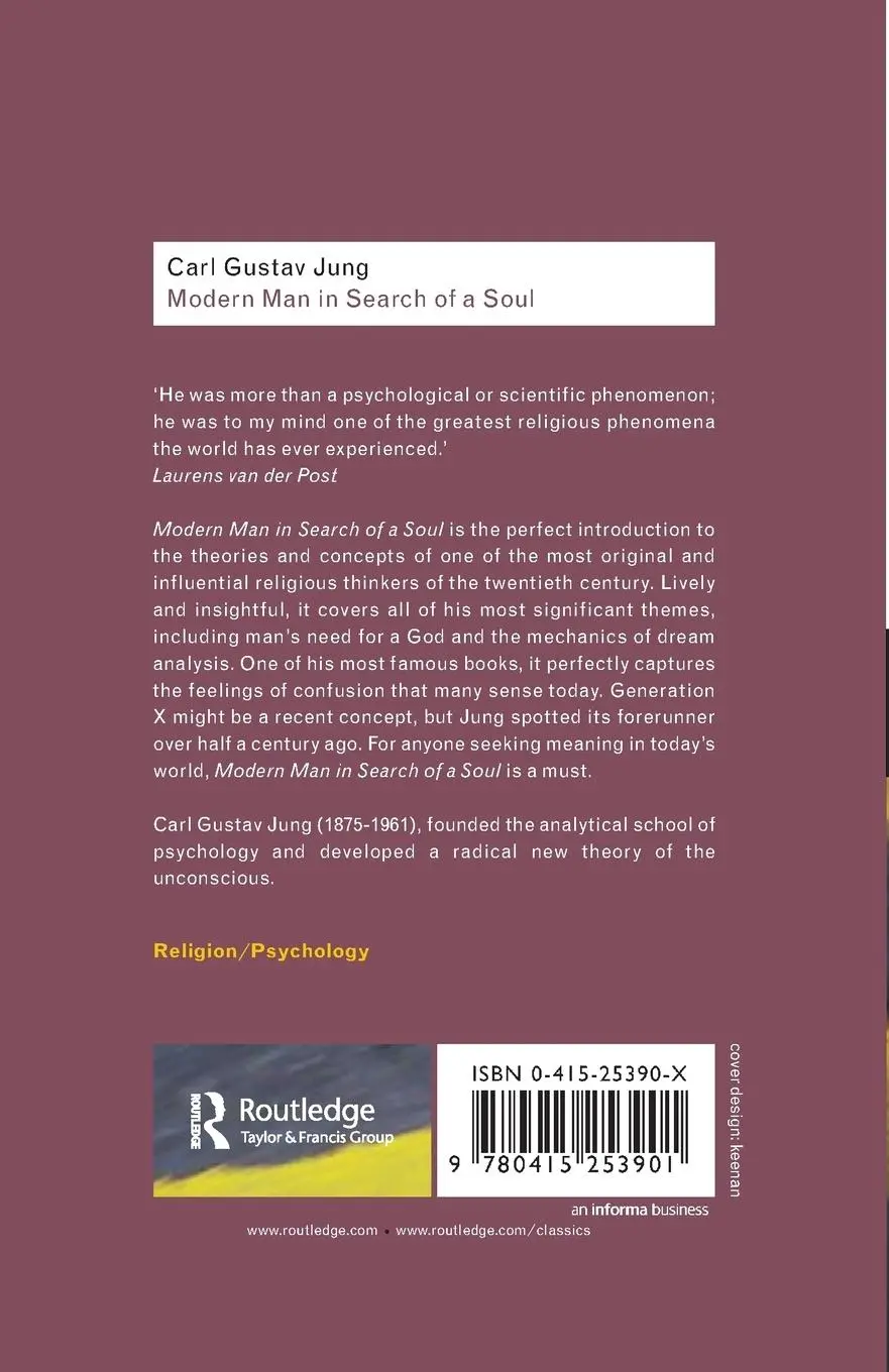 Rückseite: 9780415253901 | Modern Man in Search of a Soul | C. G. Jung | Taschenbuch | Englisch