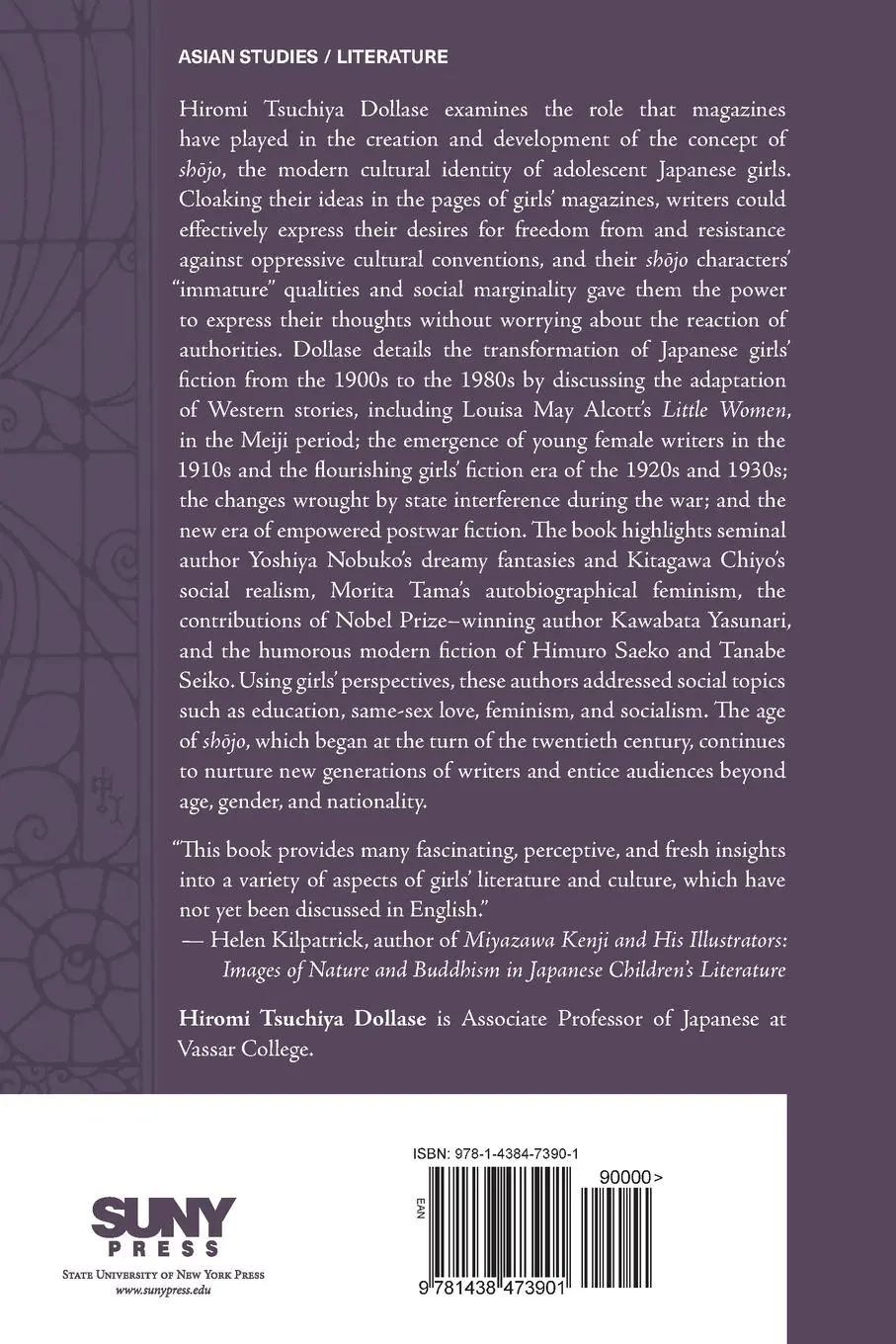Rückseite: 9781438473901 | Age of Sh¿jo | Hiromi Tsuchiya Dollase | Taschenbuch | Englisch | 2020