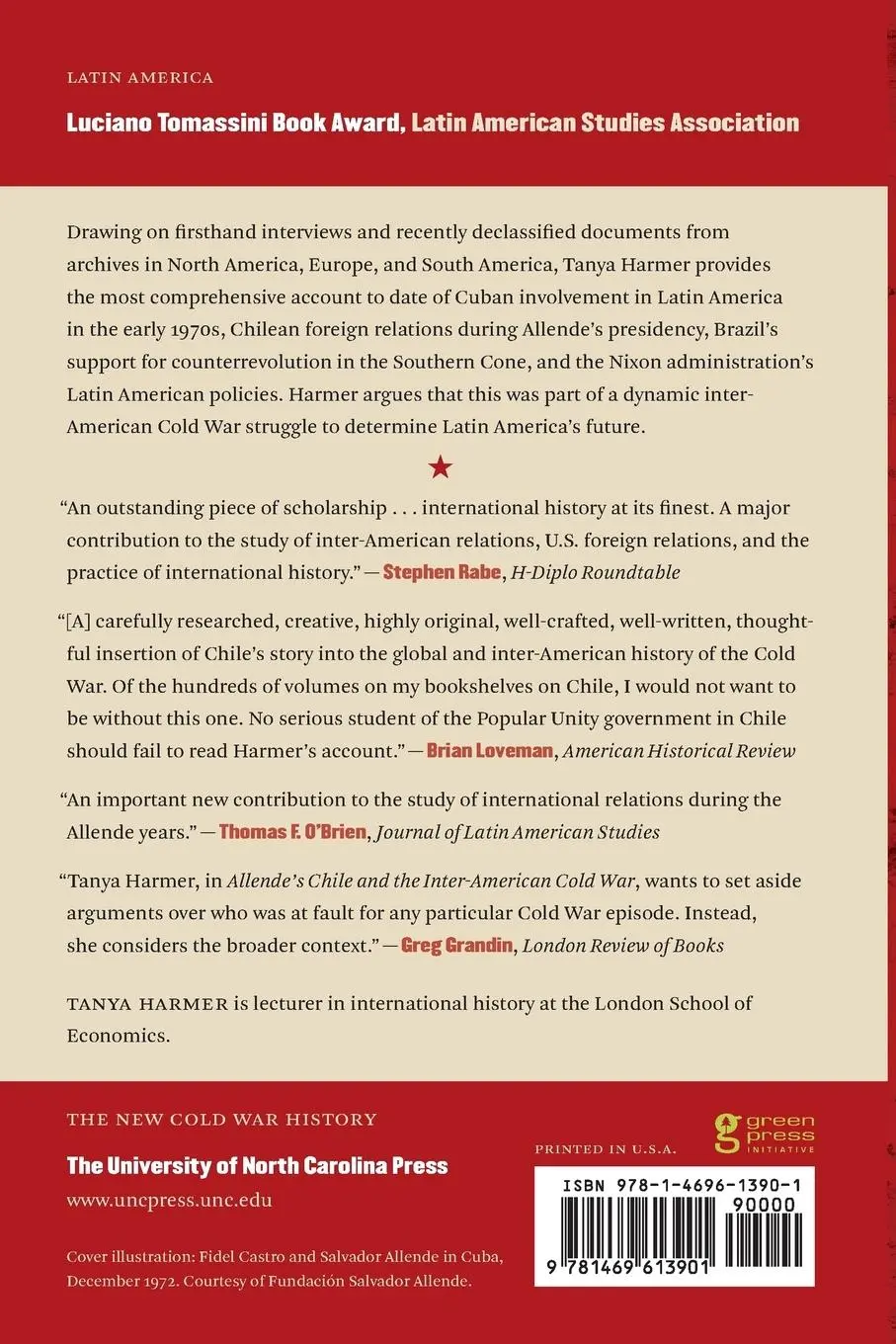 Rückseite: 9781469613901 | Allende's Chile and the Inter-American Cold War | Tanya Harmer | Buch