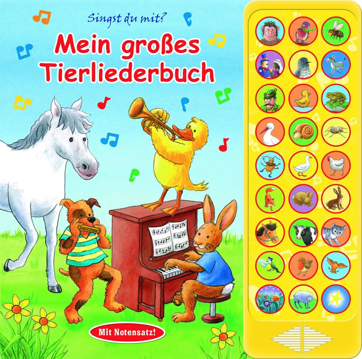 Cover: 9781503713901 | Mein großes Tierliederbuch - 27-Button-Soundbuch | GmbH | Buch | 24 S.