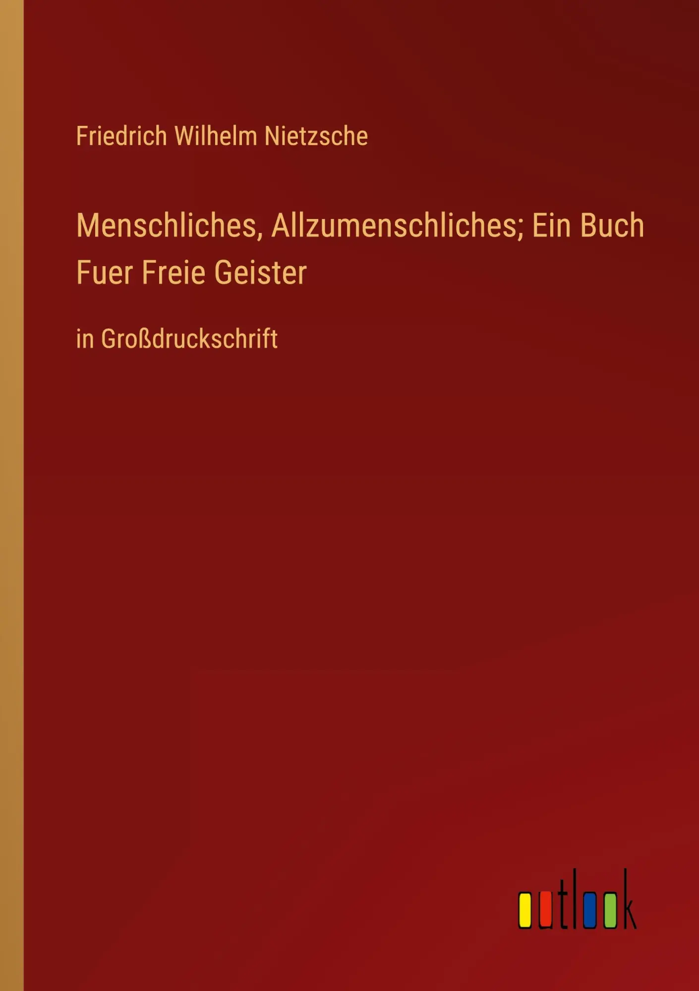 Cover: 9783368363901 | Menschliches, Allzumenschliches; Ein Buch Fuer Freie Geister | Buch