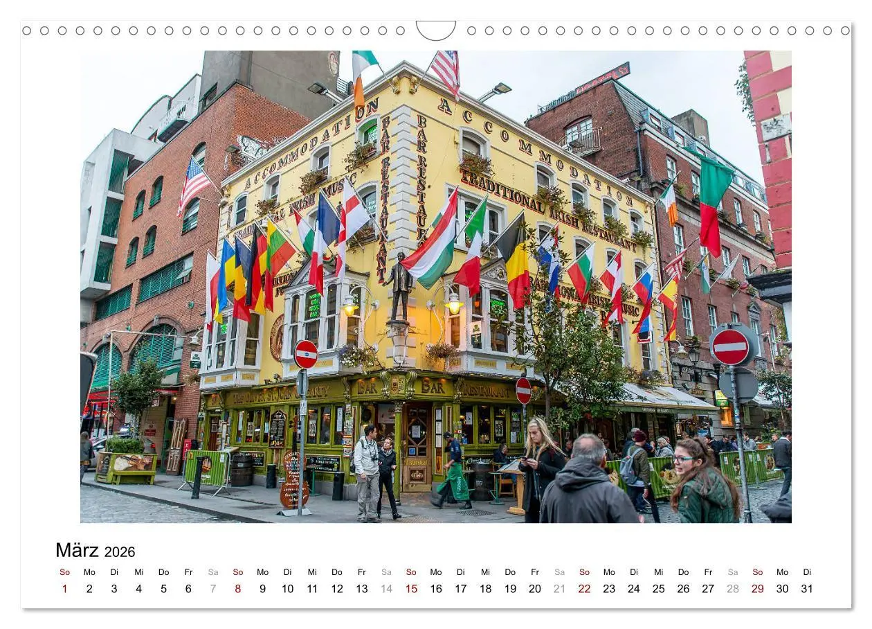 Bild: 9783457773901 | Dublin bunt, lebendig, spannend (Wandkalender 2026 DIN A3 quer),...