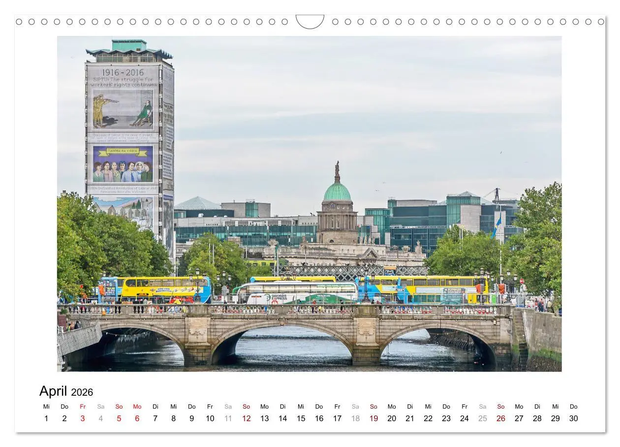 Bild: 9783457773901 | Dublin bunt, lebendig, spannend (Wandkalender 2026 DIN A3 quer),...
