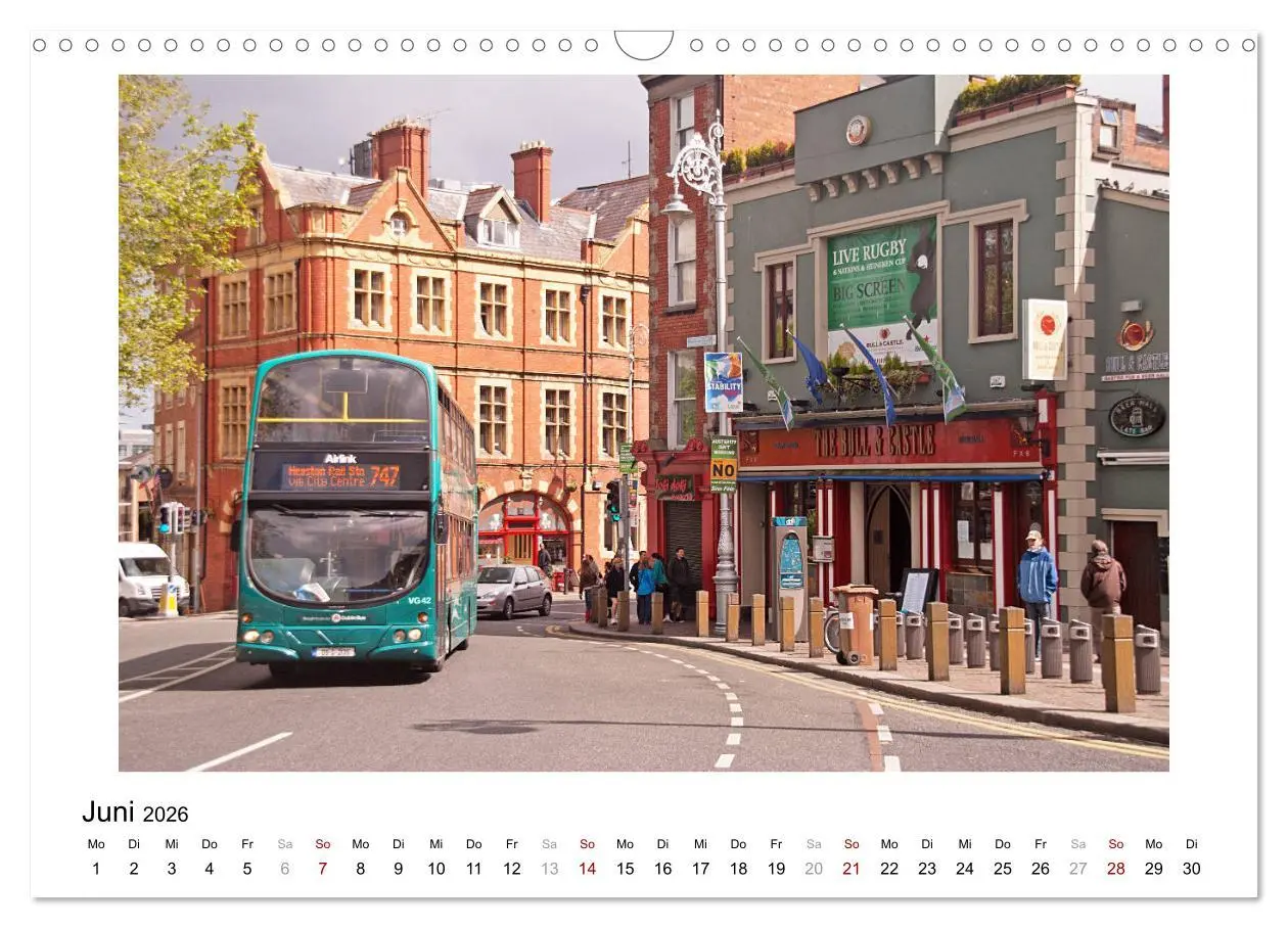 Bild: 9783457773901 | Dublin bunt, lebendig, spannend (Wandkalender 2026 DIN A3 quer),...