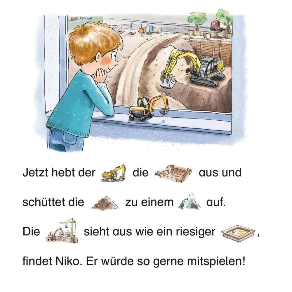 Bild: 9783551033901 | Maxi Pixi 472: Baggergeschichten | Katharina Wieker | Taschenbuch