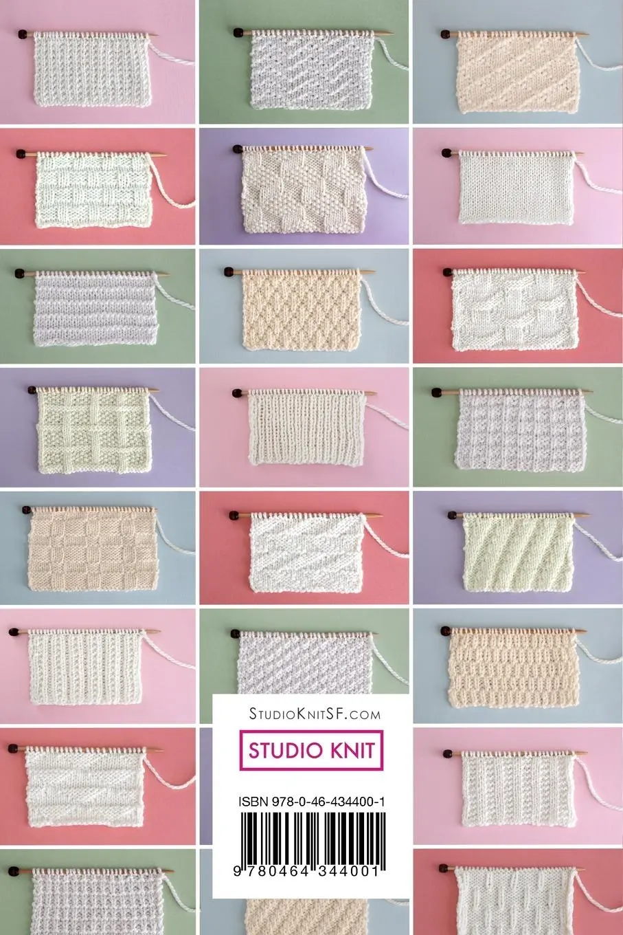 Rückseite: 9780464344001 | Knit Stitch | 50 Knit + Purl Patterns | Kristen McDonnell | Buch