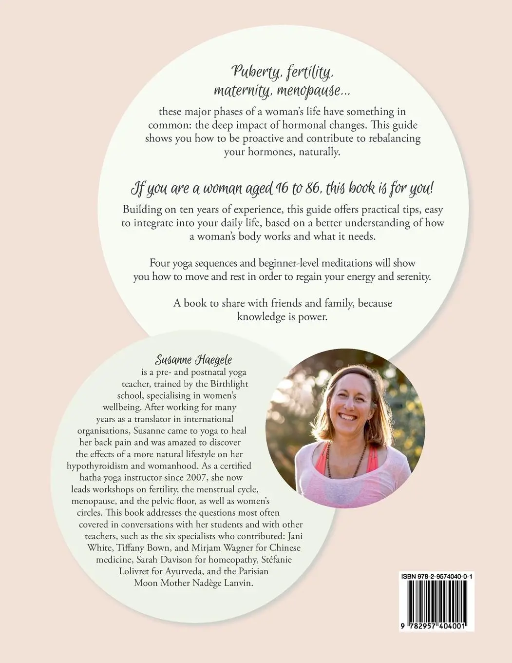 Rückseite: 9782957404001 | Hormonal Harmony | A natural guide to women's wellbeing | Haegele