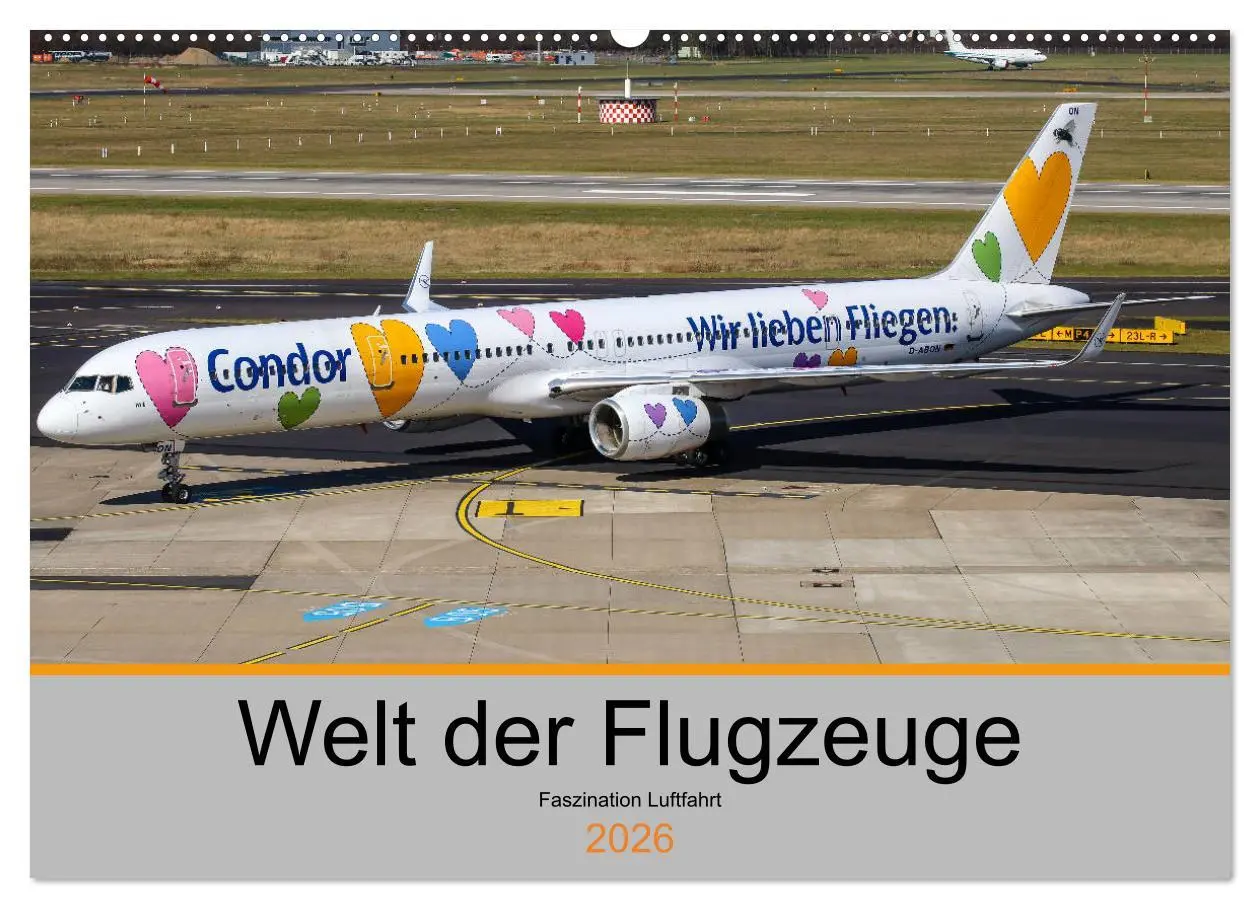 Cover: 9783457804001 | Welt der Flugzeuge - Faszination Luftfahrt 2026 (Wandkalender 2026...