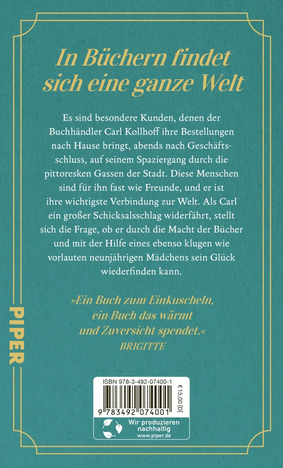 Rückseite: 9783492074001 | Der Buchspazierer | Carsten Henn | Buch | 240 S. | Deutsch | 2024