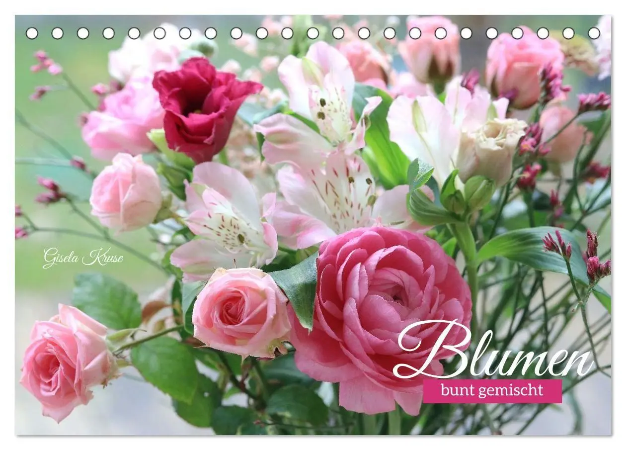 Cover: 9783516754001 | Blumen, bunt gemischt (Tischkalender 2027 DIN A5 quer), CALVENDO...