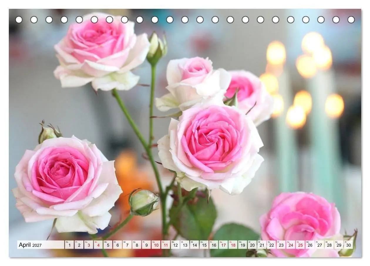 Bild: 9783516754001 | Blumen, bunt gemischt (Tischkalender 2027 DIN A5 quer), CALVENDO...