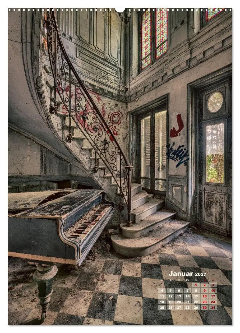 Bild: 9783569464001 | Lost Places - morbide Schönheiten (Wandkalender 2027 DIN A2 hoch),...