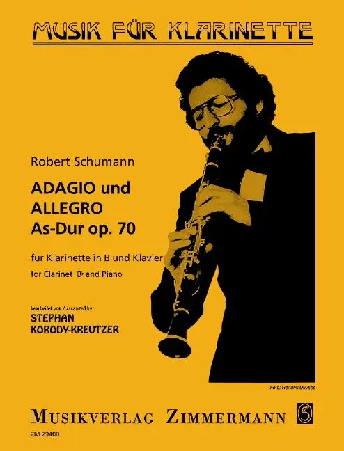 Cover: 9790010294001 | Adagio und Allegro As-Dur Opus 70 | Für Klarinette in B und Klavier