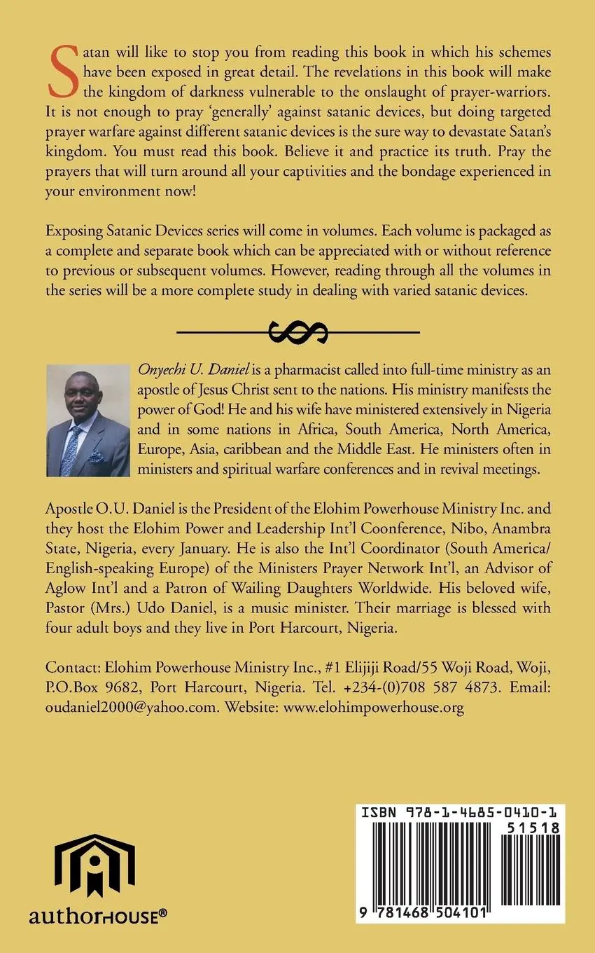 Rückseite: 9781468504101 | Expose and Uproot | Doing Targeted Prayer Warfare | Onyechi Daniel