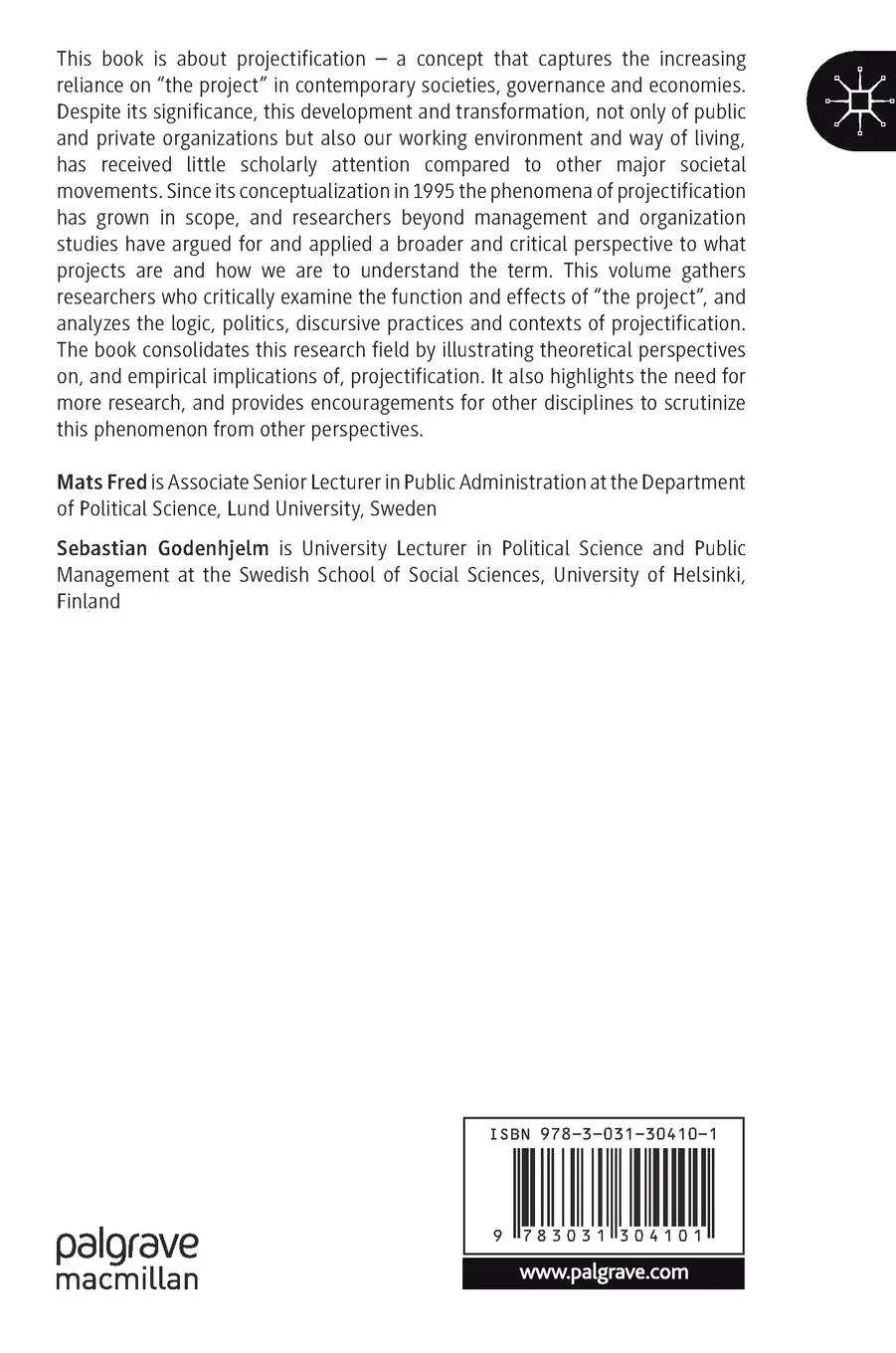 Rückseite: 9783031304101 | Projectification of Organizations, Governance and Societies | Buch