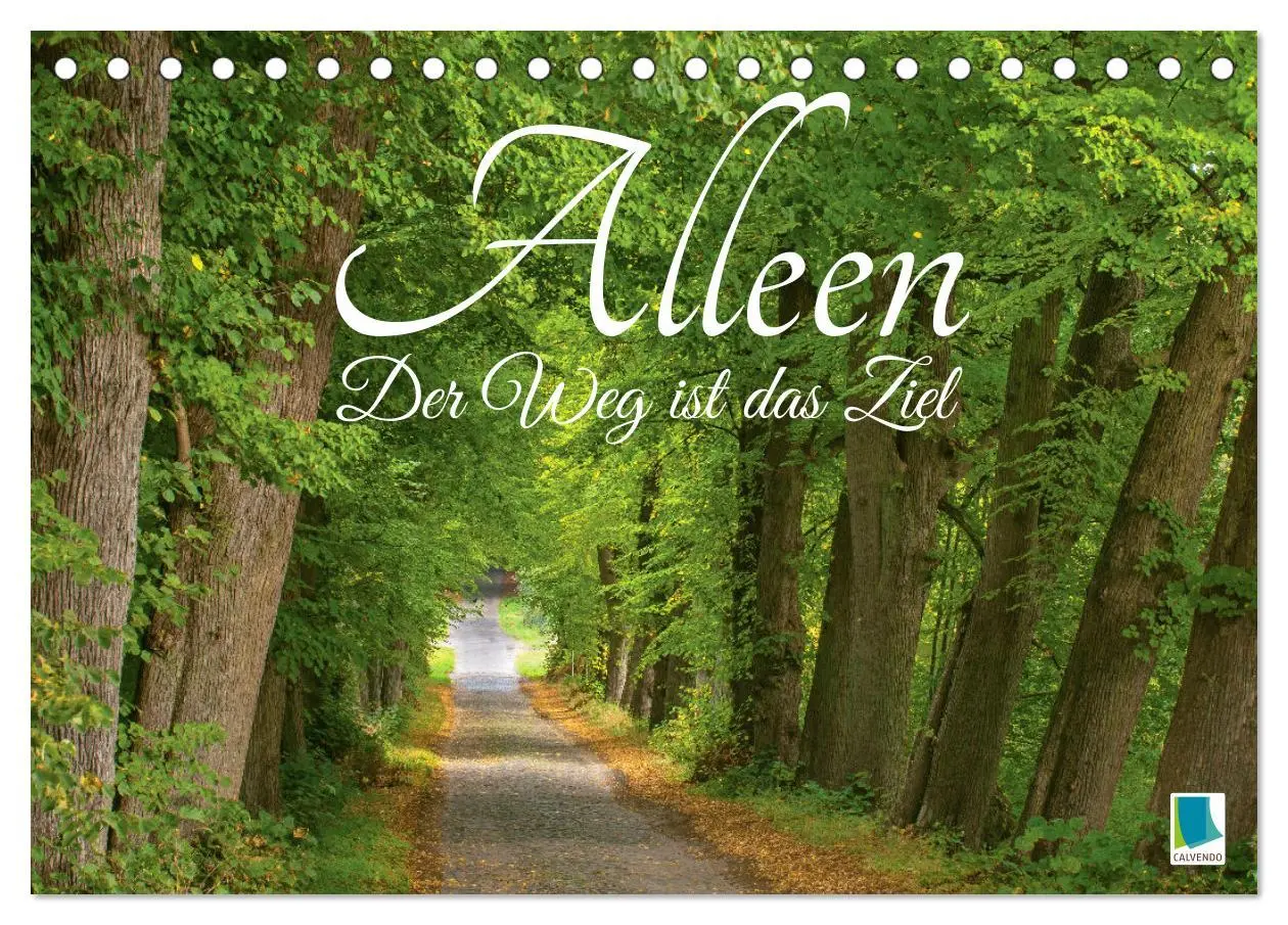 Cover: 9783457274101 | Alleen: Der Weg ist das Ziel (Tischkalender 2026 DIN A5 quer),...