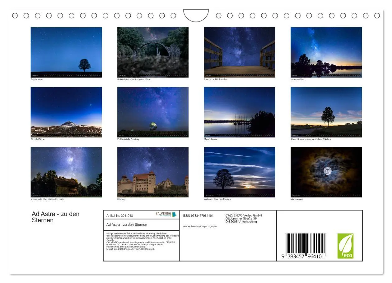 Bild: 9783457964101 | Ad Astra - zu den Sternen (Wandkalender 2026 DIN A4 quer), CALVENDO...