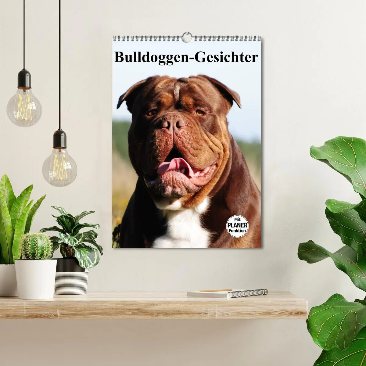 Bild: 9783516434101 | Bulldoggen-Gesichter (Wandkalender 2026 DIN A3 hoch), CALVENDO...