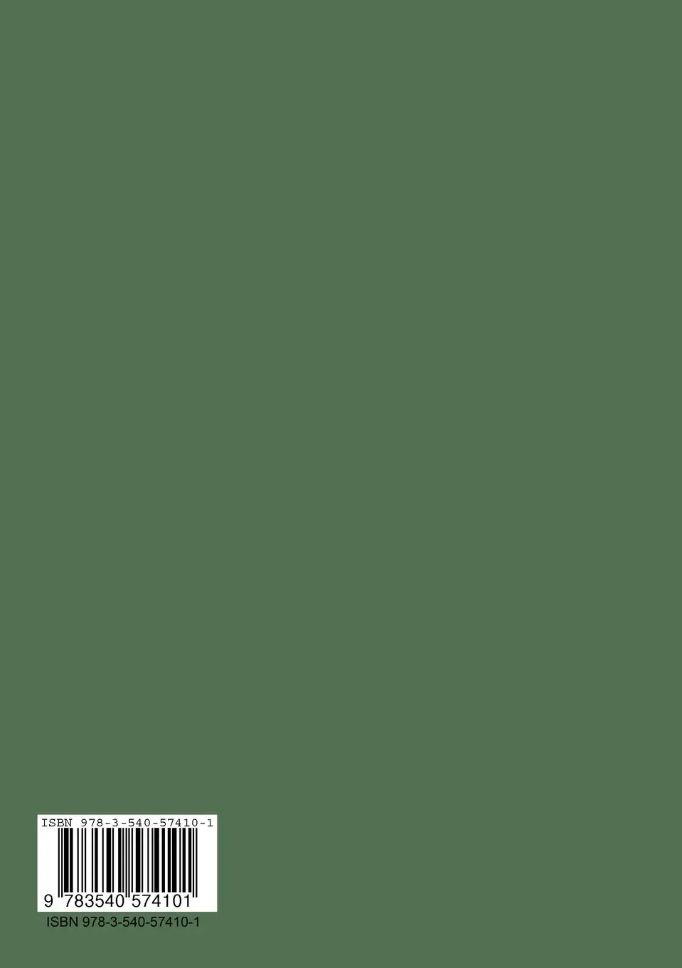 Rückseite: 9783540574101 | Theoretische und experimentelle Untersuchungen an dreidimensionalen...