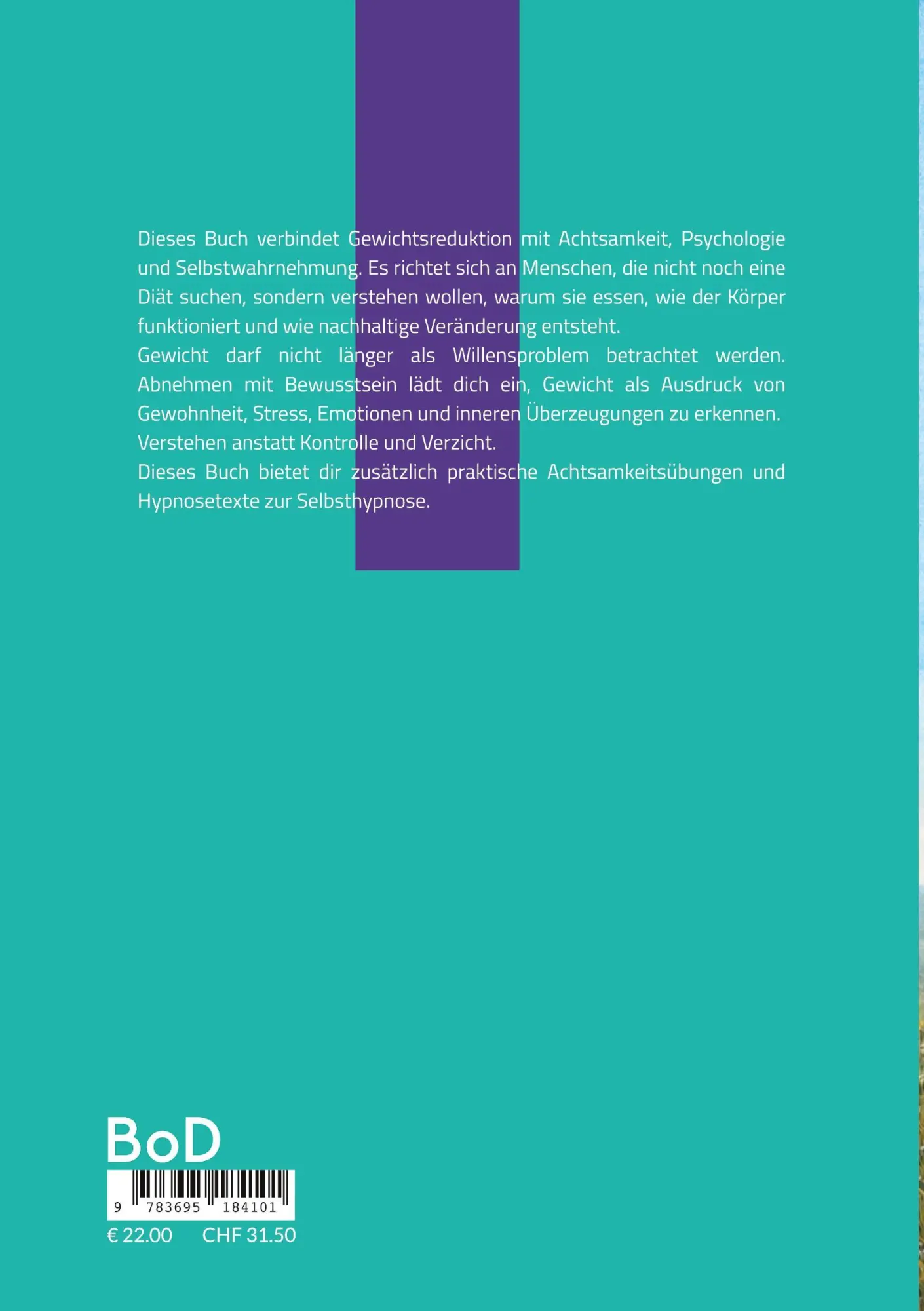 Rückseite: 9783695184101 | Abnehmen mit Bewusstsein | Tanja Walther | Taschenbuch | 90 S. | 2026