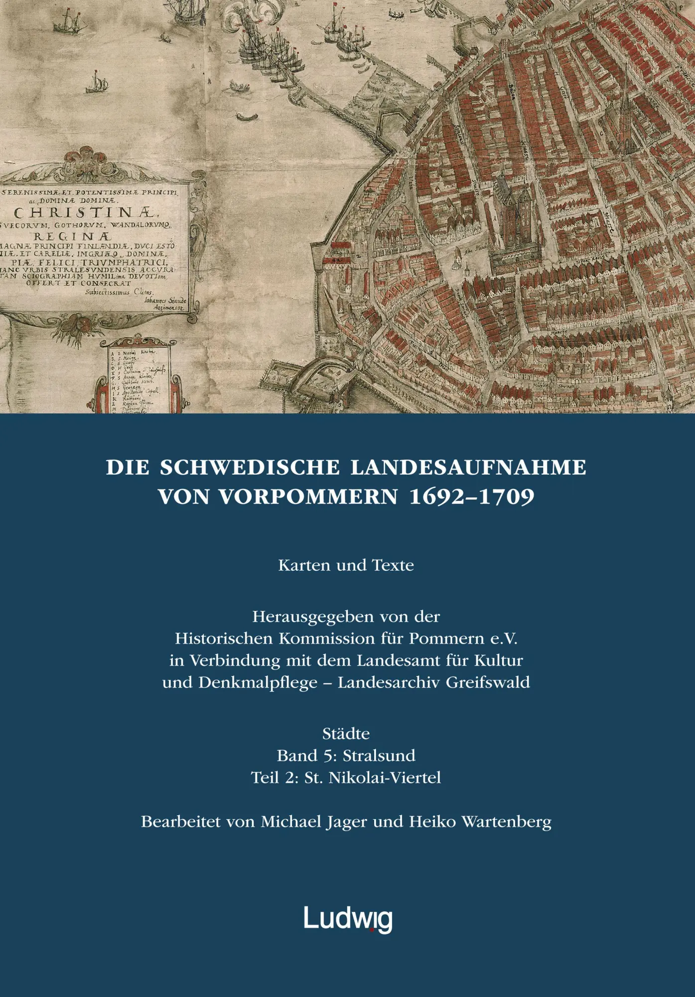 Cover: 9783869354101 | Die schwedische Landesaufnahme von Vorpommern 1692-1709 | Kommission