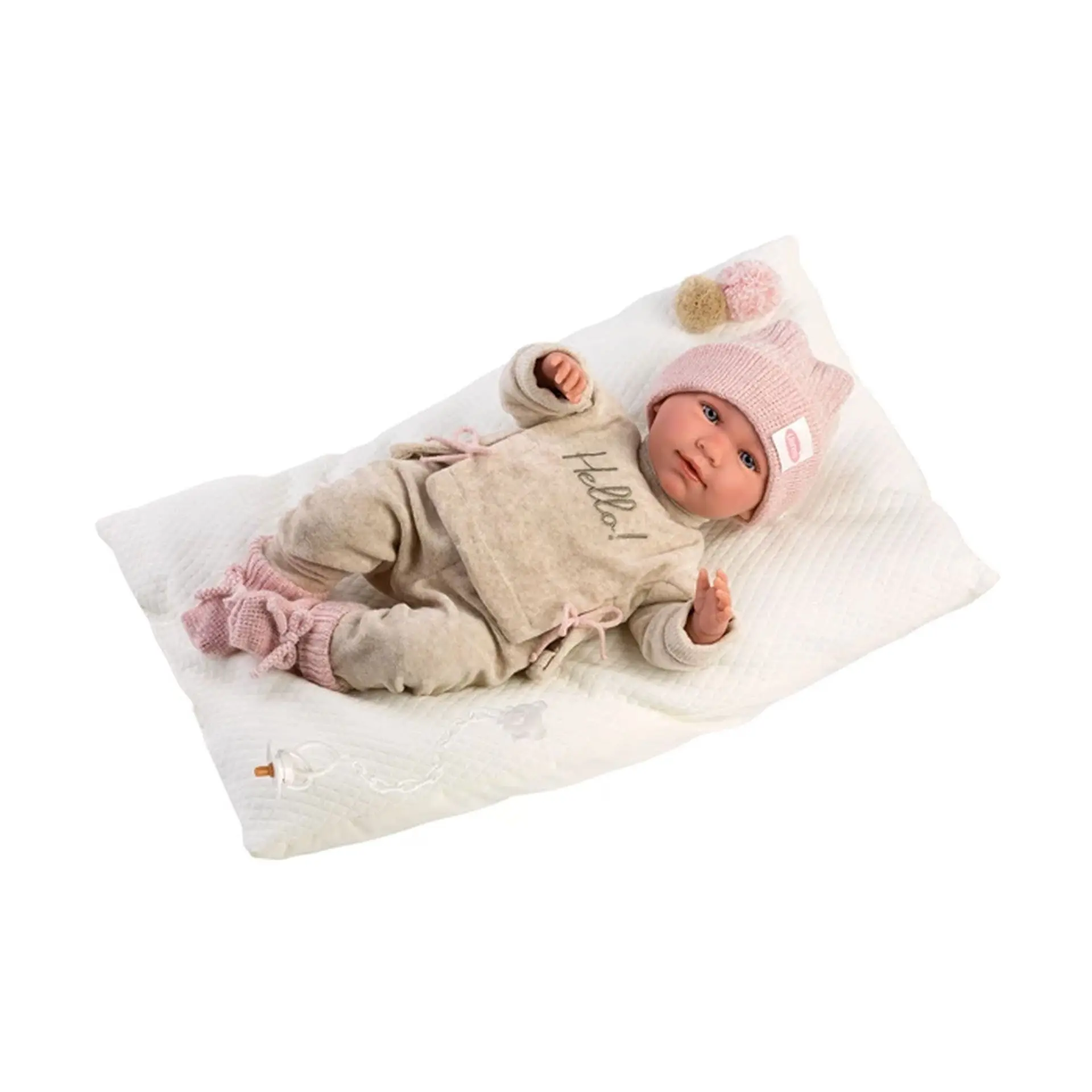 Cover: 8426265174201 | Babypuppe Mimi Hello 42cm | 1017420 | LLORENS | EAN 8426265174201