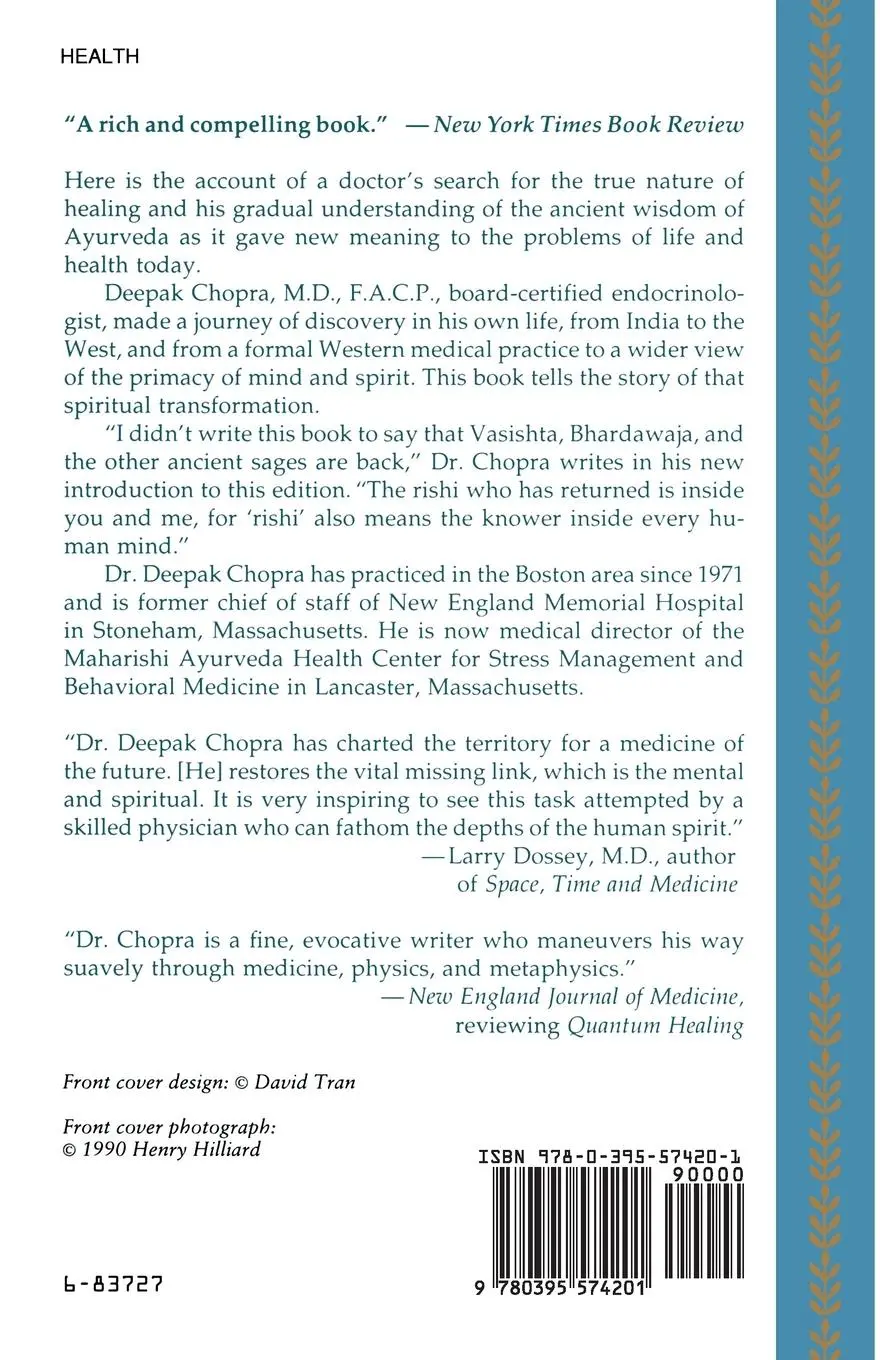 Rückseite: 9780395574201 | Return Rishi Pa 91 | Deepak Chopra (u. a.) | Taschenbuch | Englisch