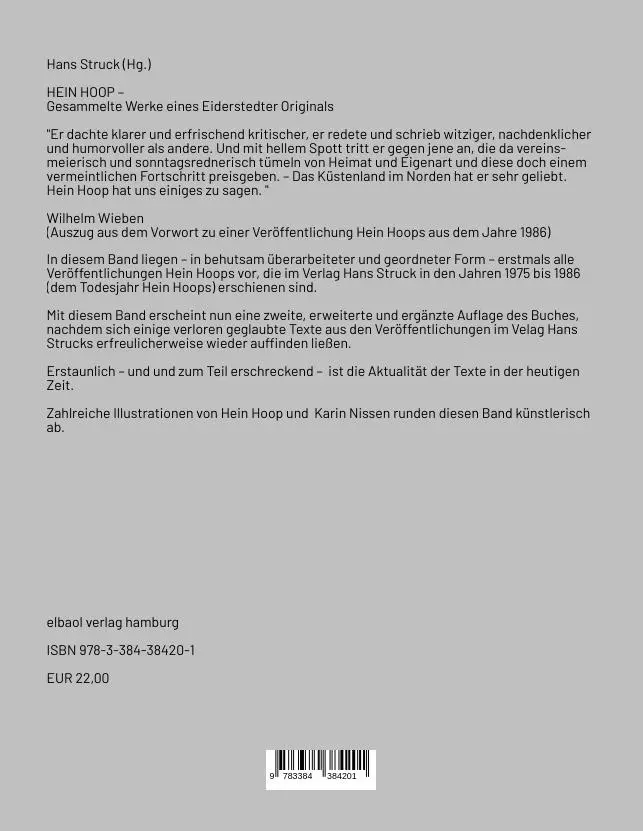 Rückseite: 9783384384201 | HEIN HOOP - | Gesammelte Werke eines Eiderstedter Originals | Struck