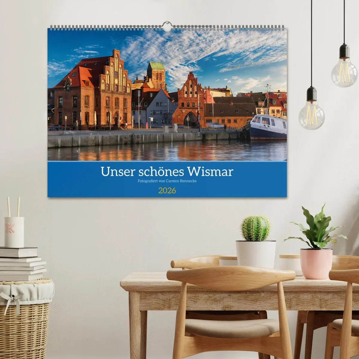 Bild: 9783457574201 | Unser schönes Wismar (Wandkalender 2026 DIN A2 quer), CALVENDO...