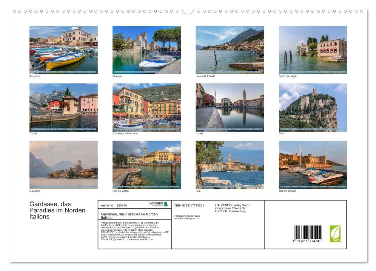 Bild: 9783457714201 | Gardasee, das Paradies im Norden Italiens (hochwertiger Premium...