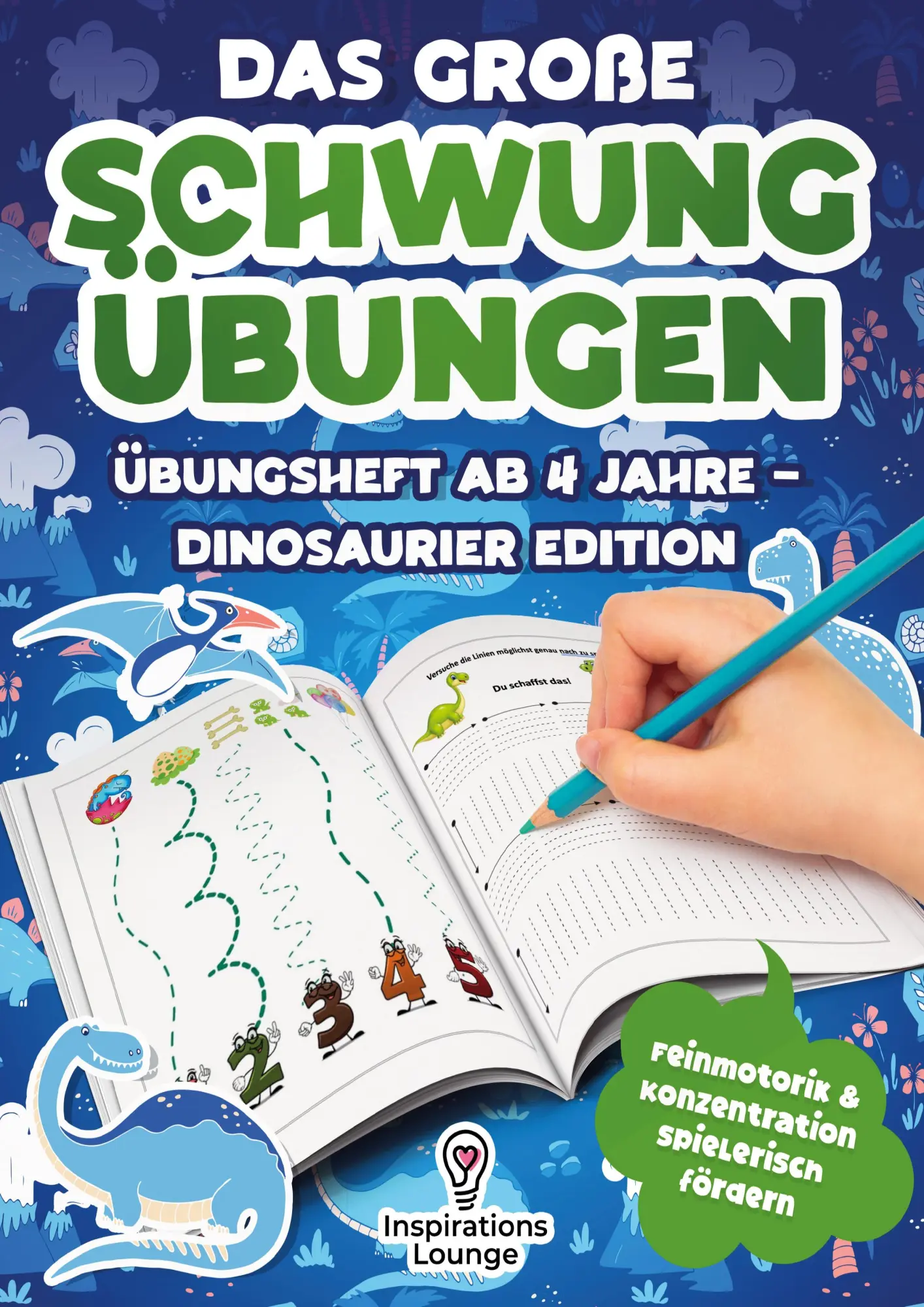 Cover: 9783691044201 | Dinosaurier Edition - Das große Schwungübungen Übungsheft ab 4...
